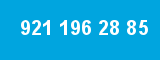 921 196 28 85 921 196 28 85